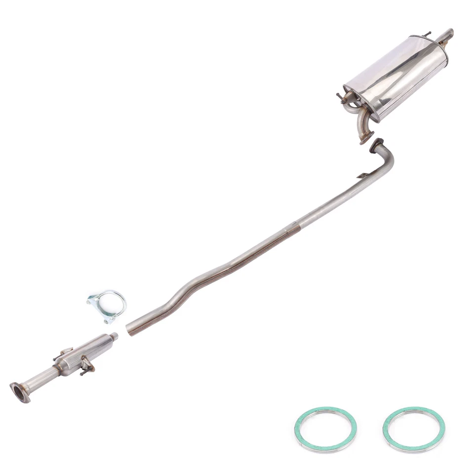 Exhaust Resonator Pipe Muffler System kit For Toyota Camry 2.4L 2002-2006 Foto 2 de 4