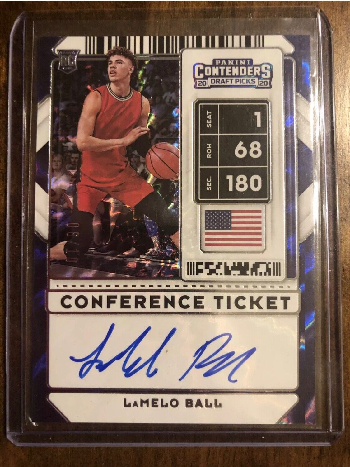 Lamelo Ball Autographed Card With Coa 