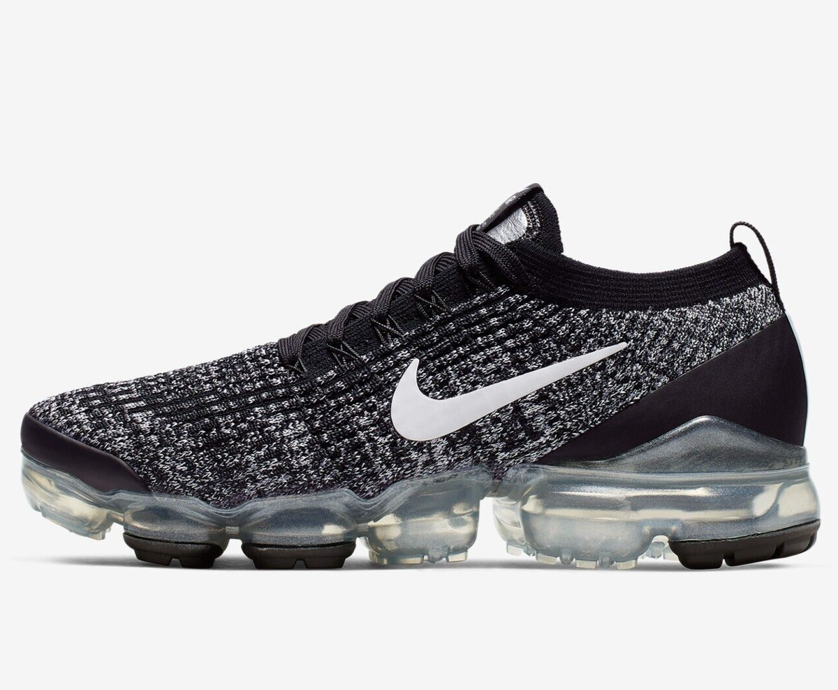 Women's Nike Air Vapormax Flyknit 3 -SIZE 5 - AJ6910-001 Oreo Black White Grey 192499377623| eBay