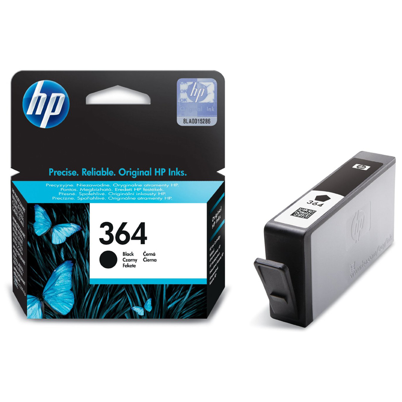 HP Tintenpatrone 364 schwarz Vivera HAMMER TOP NEU 5490₽