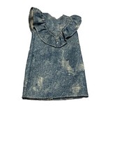 BARBIE FASHIONISTAS 95 CURVY Doll OUTFIT Denim DRESS