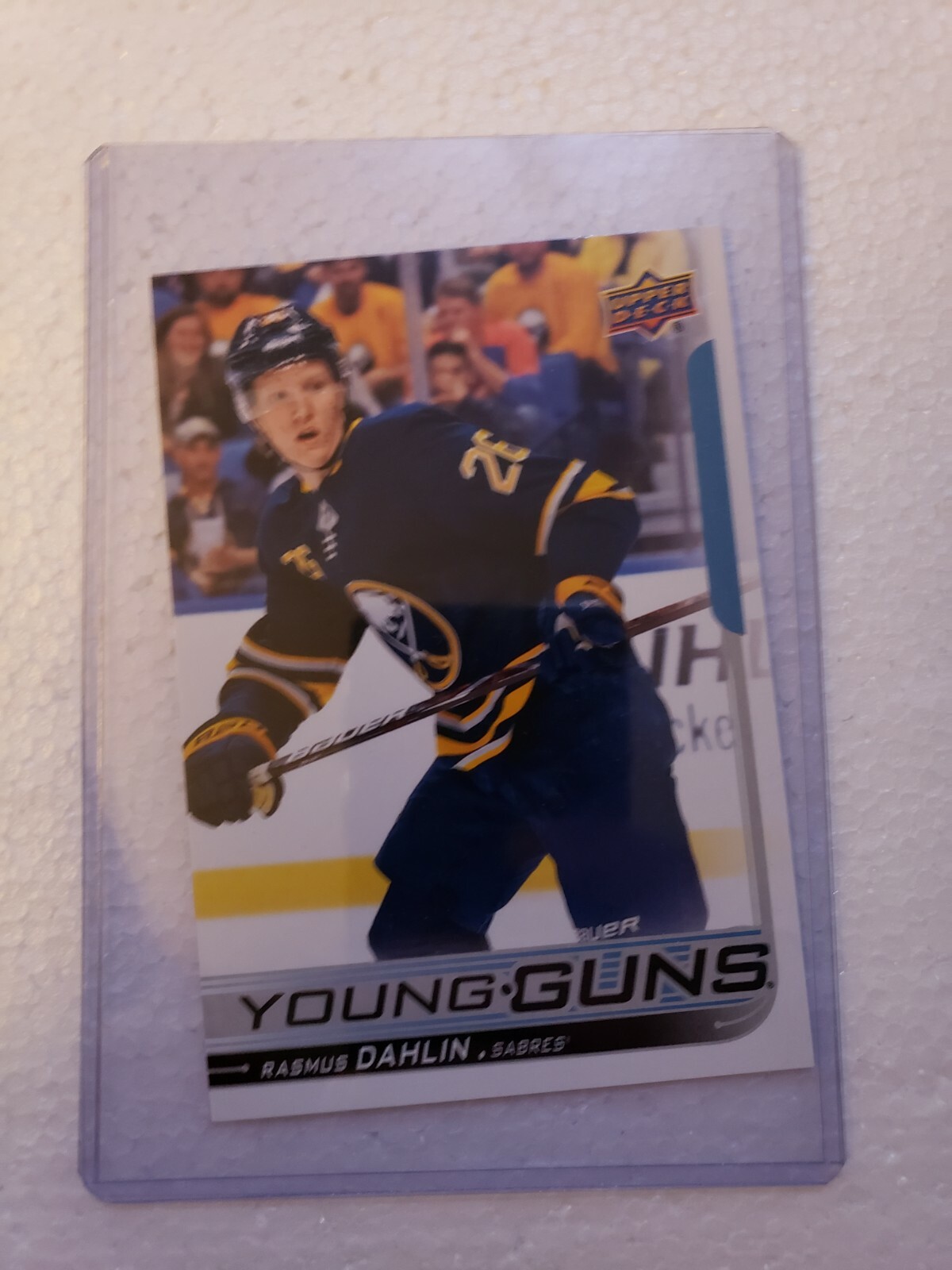 2018 19 Upper Deck Young Guns Oversized/Jumbo Rookie #201 Rasmus Dahlin Sabres