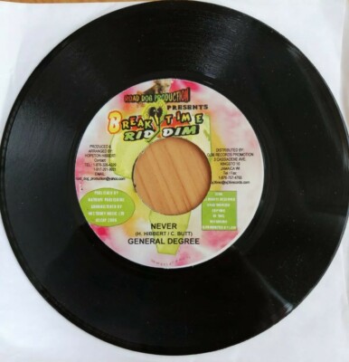 7inch* General Degree - Never/King David -TINK DEM * Breaktime Riddim 2006