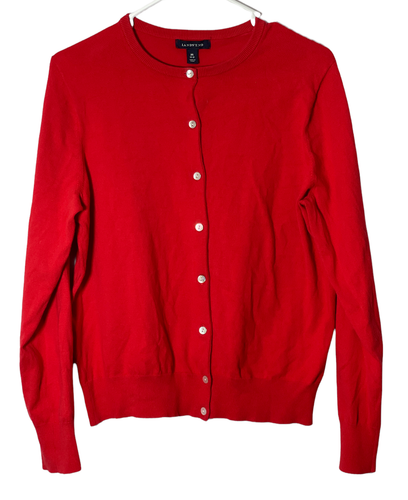 Lands' End womens long sleeve button up 