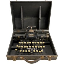 Rare Remington “Rem-Blick” Vintage Typewriter with Case circa 1928 thumbnail