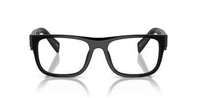 PRADA PR 22Z-F 16K1O1 Black Men's 56 mm Eyeglasses