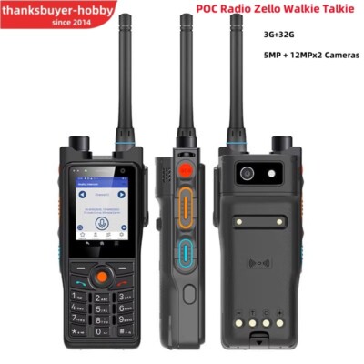 HamGeek HG36 3G+32G POC Radio Zello Walkie Talkie w/Positioning/5MP+12MPx2 Cam #