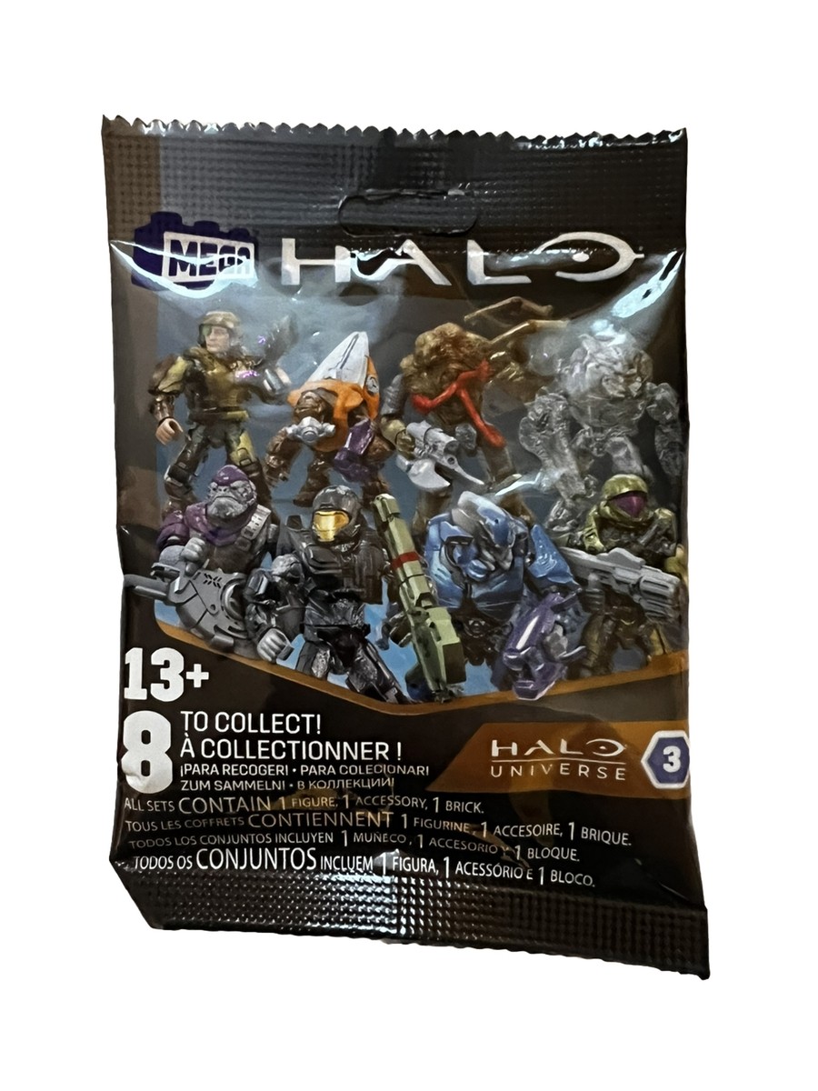 Mega Construx Halo Universe Blind Bags Series 3, AC Jega ULTRA RARE New  Sealed