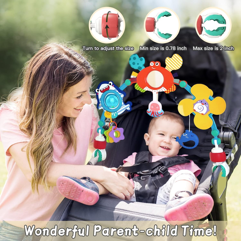 Baby Play Arch Crib Toys,Activity Arch Toy,Crib Mobile for Pack & Play