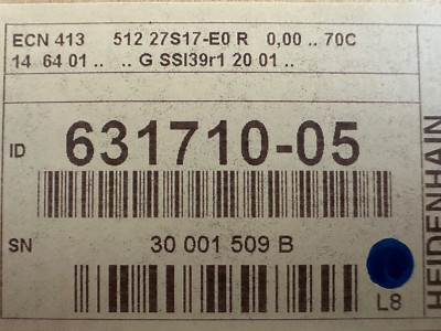 HEIDENHAIN ECN 413 512 line encoder 631710-05 1132405-05 1353129-05 new in box