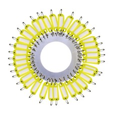 36-58 Separable Keyrings Portable KeyChain Organizer Large ID Label Tag Plate