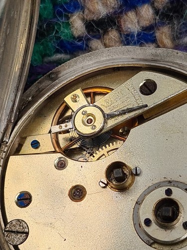 Antique solid silver Gents Henry E. Peck London pocket watch W/0 C1900 RE3547 - Picture 8 of 10