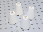 Lego Cone 2x2x2, Open Stud [3942c] White x4