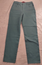 GLORIA VANDERBILT Women"s Jeans Medium Size 8 Greenish Blue Turqoise Stretch