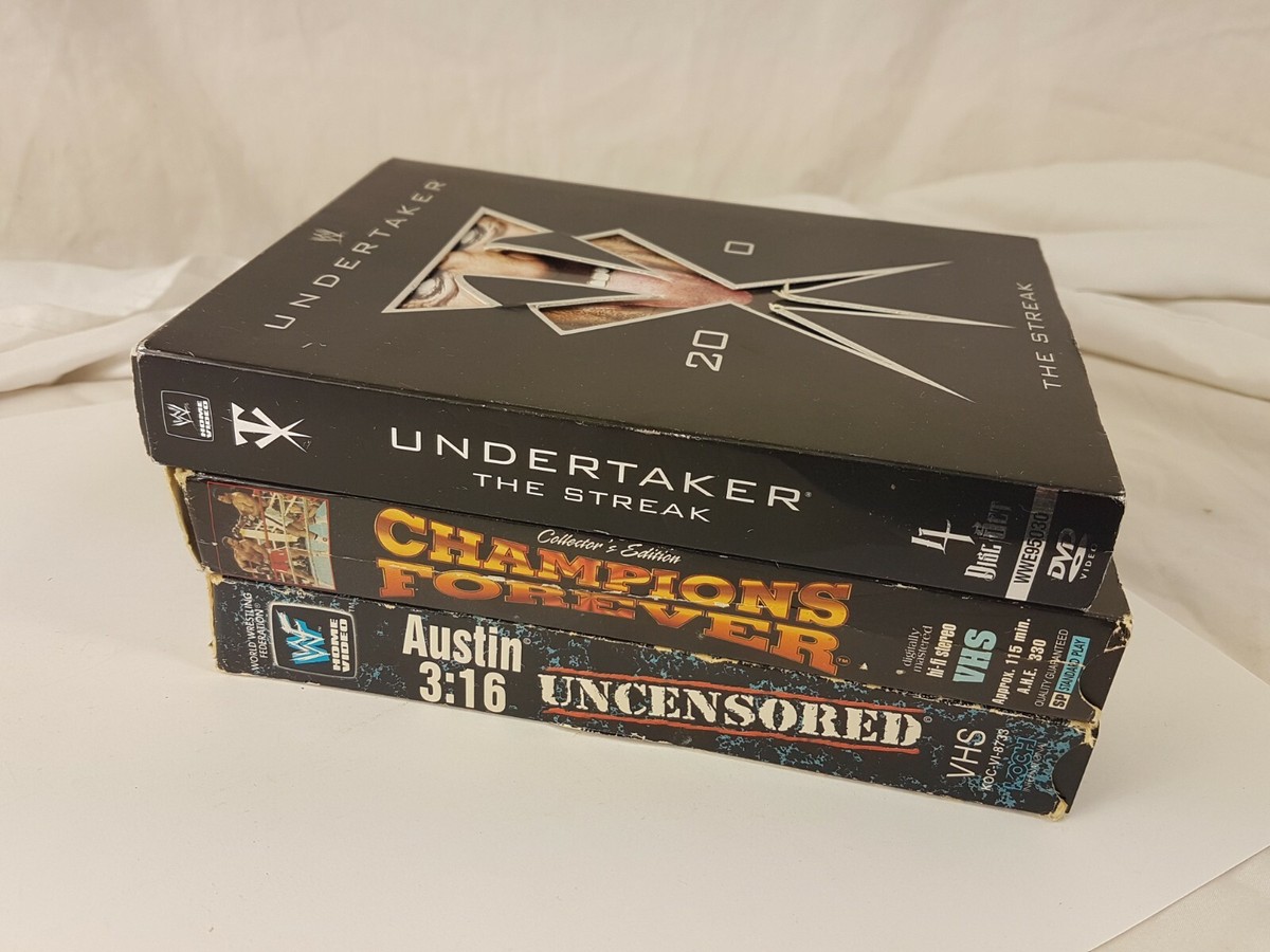 WWE Undertaker The Streak (DVD, 2012, 4-Disc Set) & x2