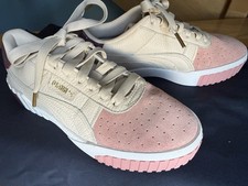 PUMA Cali Low Top Sneaker Wildleder Beige Ros...