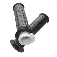 BikerWorks Motorcycle 7/8 inch Grip Set with Throttle Tube - OEM on Many