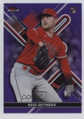 2022 Topps Finest Purple Refractor 81/250 Reid Detmers #26 Rookie RC 1u5y