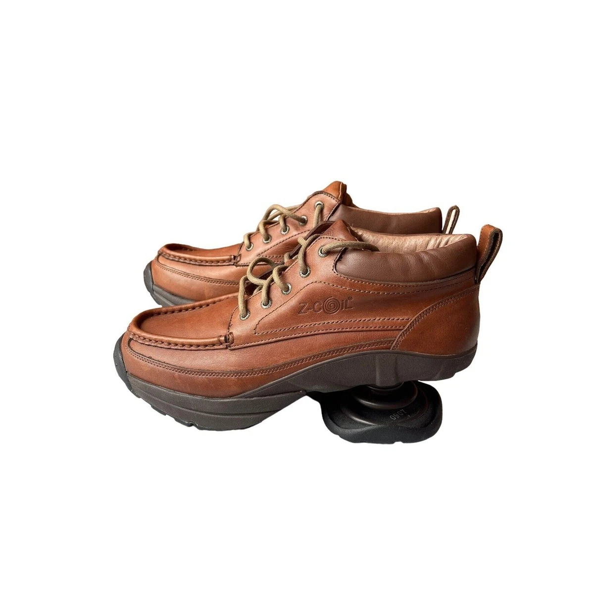 Z-Coil Hiking Boots Mens Size 8 Orthopedic Shoes Brown Leather Lace-Up Z-CoiL Upper Leather Lace Up Boots for Men for Sale | Shop  main image 4
