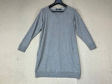 Lauren By Ralph Lauren Mini Sweat Dress Gray Women's Size Medium See Pics