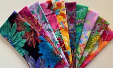 KAFFE FASSETT COLLECTIVE & FREE SPIRIT FAT QUARTER BUNDLE BUY 9, 1 FREE   #6