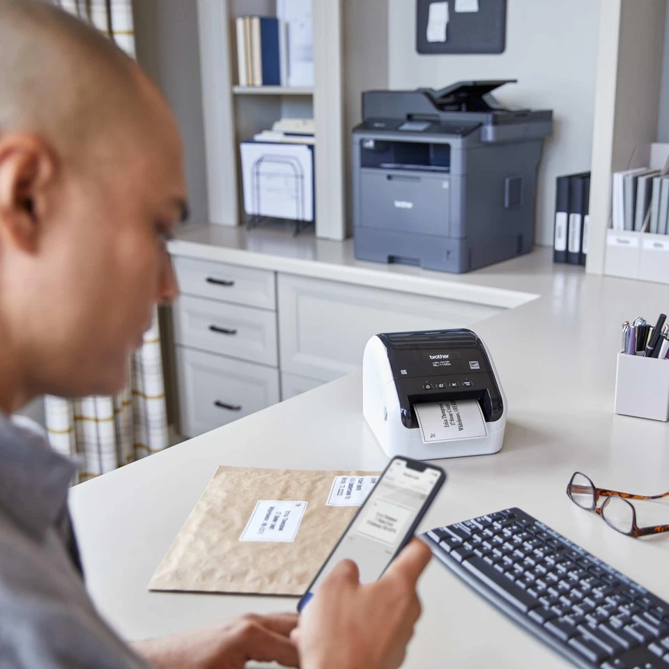 Brother QL-1100C Desktop Direct Thermal Printer Monochrome Label Print USB 台式 热敏打印机 — 第 3/4 张图片