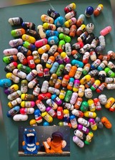 Huge Mighty Beanz Toy Lot 125 Mixed Beans Skins READ