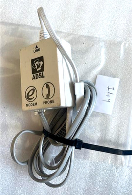 RJ11 Stecker auf Dual RJ11 ADSL Mikrofilter Splitter für Telefon, Modem DSL & Router
