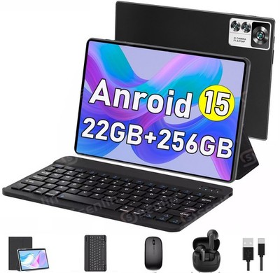 2025 Tablet PC 22GB RAM 256GB 10 Zoll Android 15 8000mAh 5G WiFi 5MP+8MP Kamera