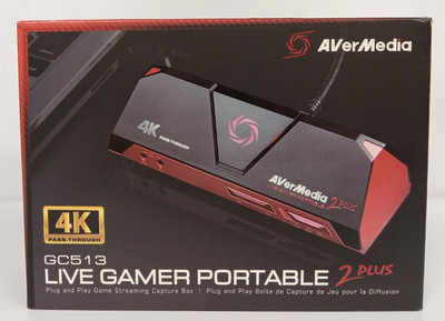 AVerMedia GC513 2 Plus Live Gamer Portable Streaming Capture Box - NEW/SEALED!