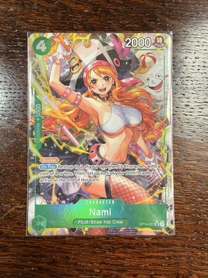 One Piece CCG Nami OP14-031 Secret Rare Alt Art