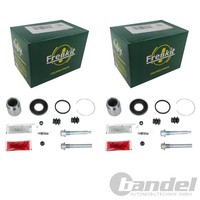 2X Frenkit Reparatursatz Bremssattel Hinten Passend FüR CitroËN C-CROSSER Mitsub