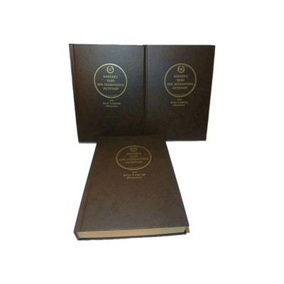 Lot.of 3  Volume  1  .11. 111 Webster's Third New International Dictionary 