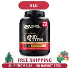 OPTIMUM NUTRITION GOLD STANDARD 100% WHEY™ PROTEIN 5LB Muscle Support & Recovery