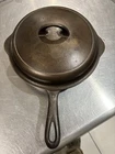 Griswold #5 Skillet and Lid Large Block Logo Cast Iron Skillet
