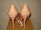 100% AUTH NEW WOMEN LOUBOUTIN PIGALLE FOLLIES NUDE 100 PATENT PUMPS/HEELS US 9 — photo 9