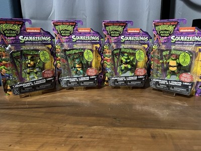 Teenage Mutant Ninja Turtles Mutant Mayhem Squeezelings COMPLETE Set Of 4 NEW