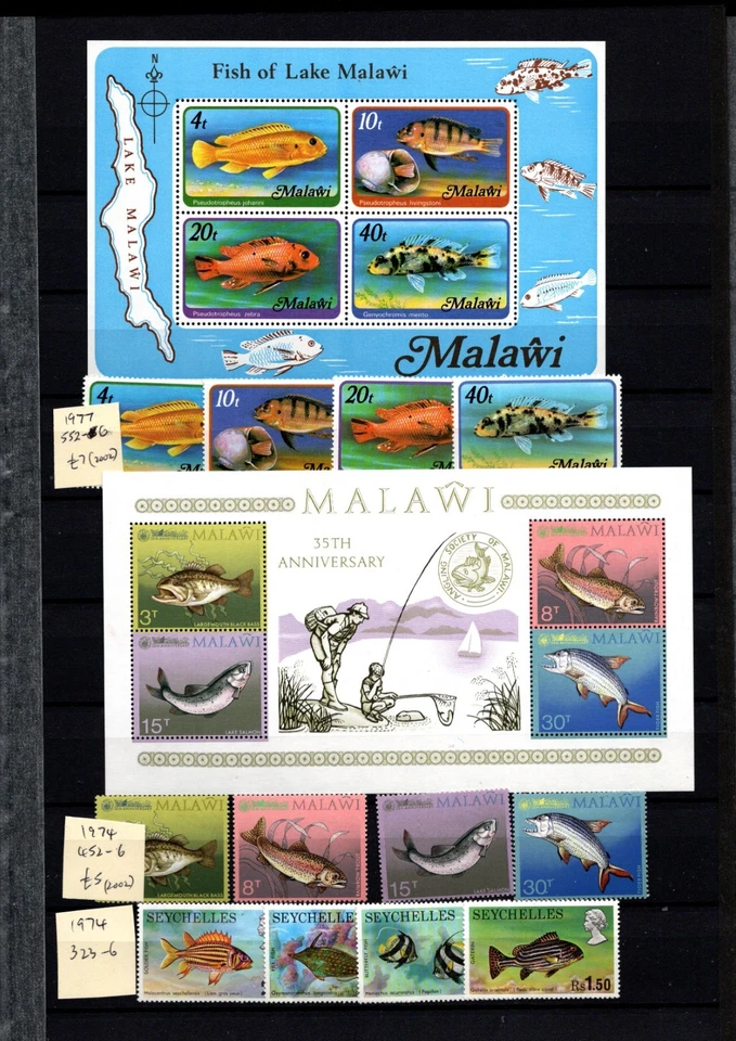 BC - Large S/B of FISH mainly sets ALL MNH (24 scans) - MUST SEE NOTES BELOW - Image 3 of 4