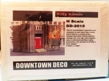 Downtown Deco 2015 KITTY KORNER Diorama Building N Scale
