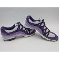 Bloch Boost DRT Mesh Dance Sneakers Purple White SO523L Womens 10.5