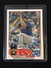 2023 TOPPS BASEBALL CARD UPDATE SERIES #US306 KENLEY JANSEN P RED SOX FREE SHIP