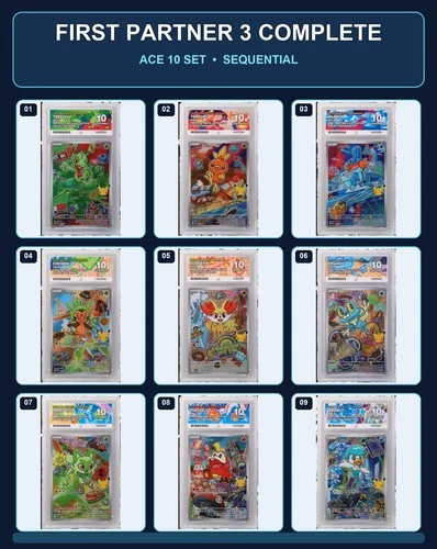 first partner series 3 complete set ace 10 SEQUESNTIAL