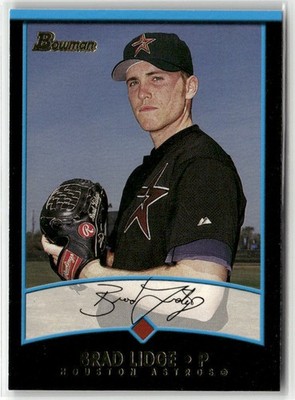 2001 BOWMAN DRAFT PICKS & PROSPECTS #BDP13 BRAD LIDGE HOUSTON ASTROS