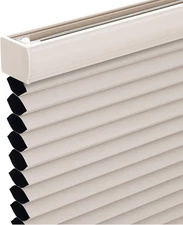 Cordless Cellular Shades, Blackout Honeycomb Shades for Windows, Pull down Pleat
