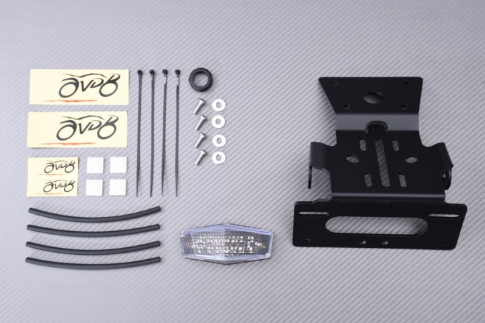 Support de plaque AVDB rigide en aluminium CNC pour Suzuki GSX-8R 2024-2025-2026