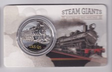 AUSTRALIAN: 2025 50 CENT STEAM GIANT TRAIN TASMANIAN RAILWAYS UNC COIN #PL1425