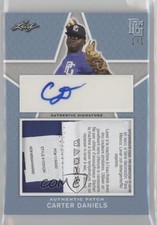 2020 Leaf Perfect Game National Showcase 1/1 Carter Daniels Patch Auto nd3