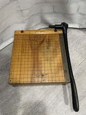 Ingento Vintage Paper Cutter Ideal School Supply Cast Iron Cutter 8.5 inch