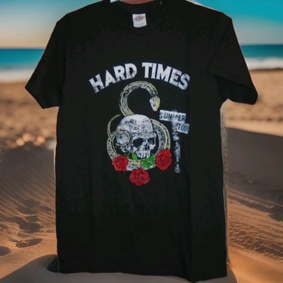 HARD TIMES SUMMER TOUR TSHIRT ADULT SMALL NEW WITH STICKER
