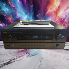 Denon AVR-2802 Receiver  Excellent Condition Serviced Remote Manual Bundle🔥🎶